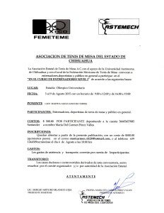 CONVOCATORIA CURSO NIVEL I