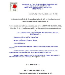 CURSO INDUCTOR 1 BAJA CALIFORNIA 2016